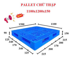 PALLET NHỰA CŨ MA18